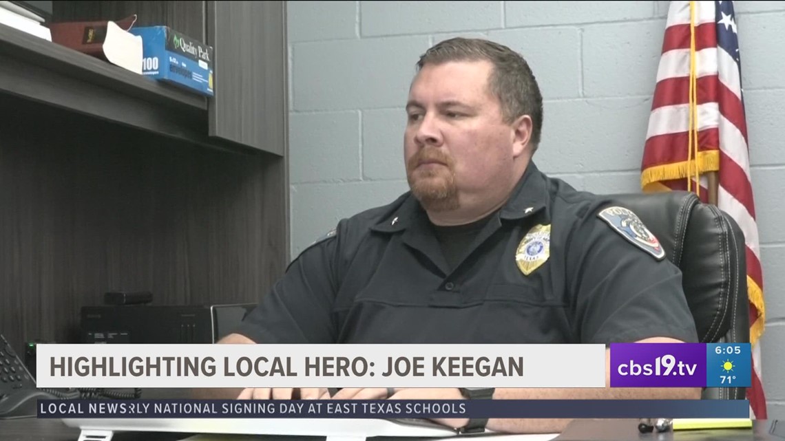  LOCAL HEROES: Arp police chief, Marine Corps veteran Joe Keegan 