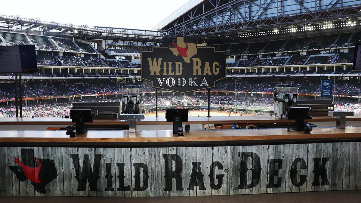  Wild Rag Vodka Sponsors Texas Rangers in Five-Year Deal 